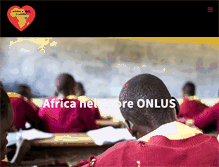 Tablet Screenshot of africanelcuore.it